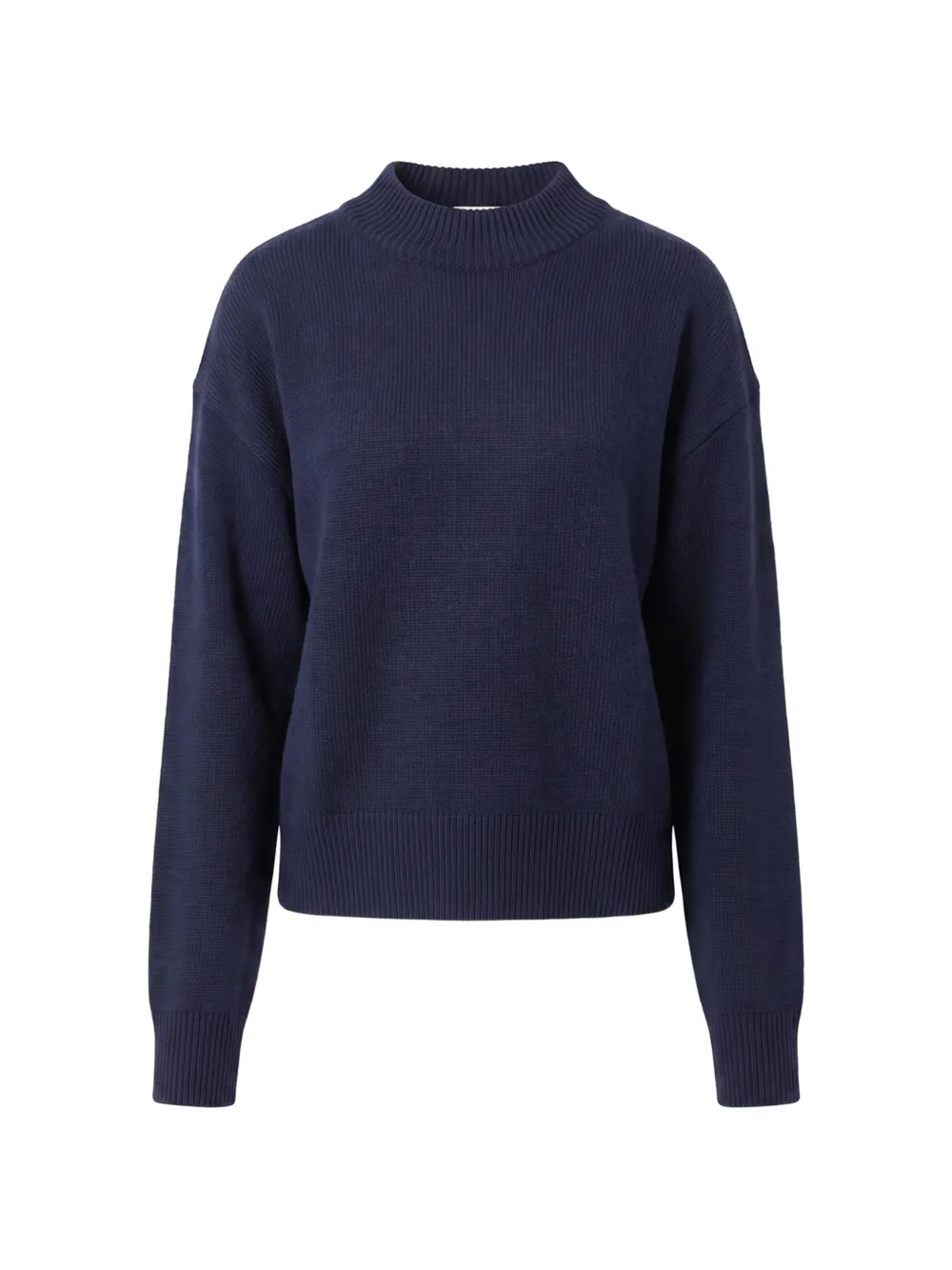 PINKO ribbed-knit high-neck sweater - Blau