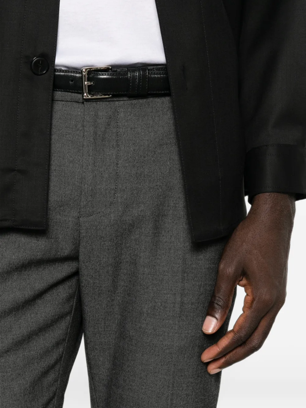 DONDUP Gaubert slim-fit chino met omgeslagen pijpen Grijs