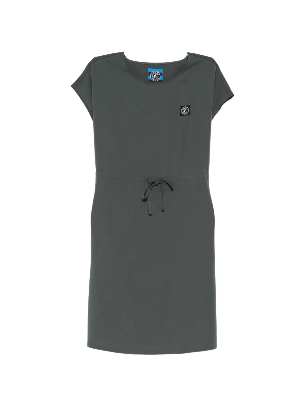 SPORT b. by agnès b. logo-patch dress - Blau