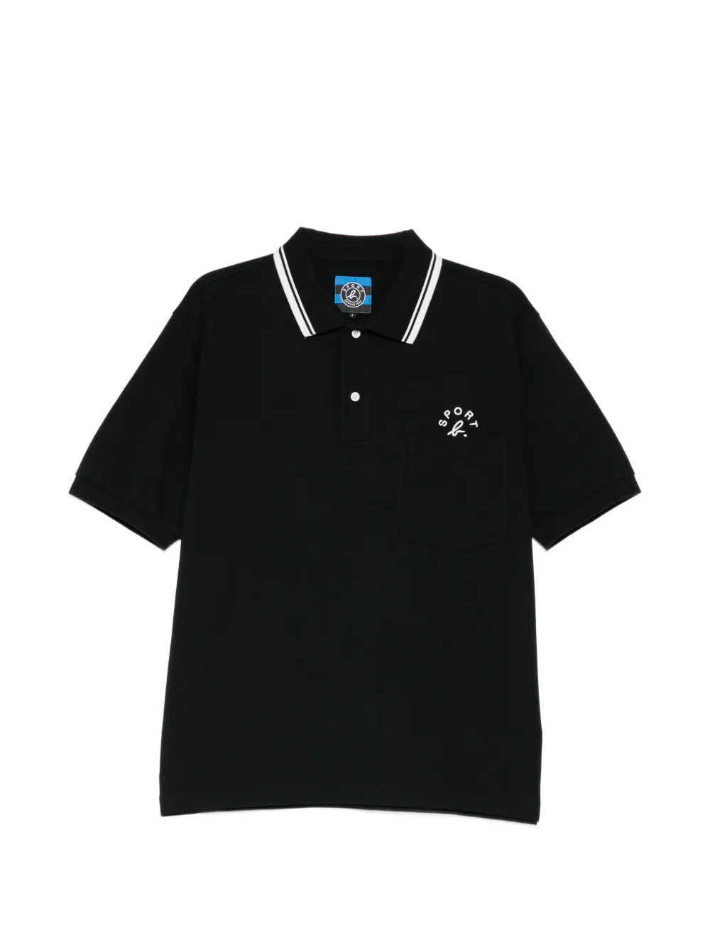 SPORT b. by agnès b. logo-embroidered polo shirt