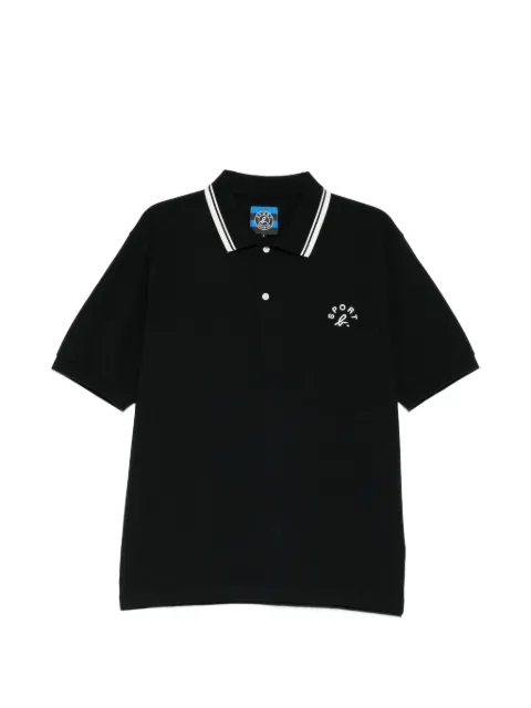 SPORT b. by agnès b. logo-embroidered polo shirt