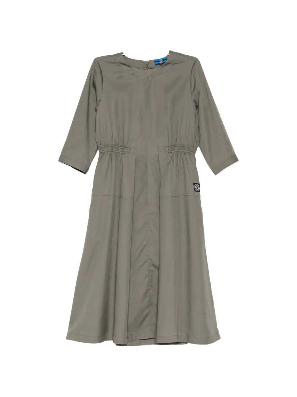 SPORT b. by agnès b. logo-patch dress - Verde