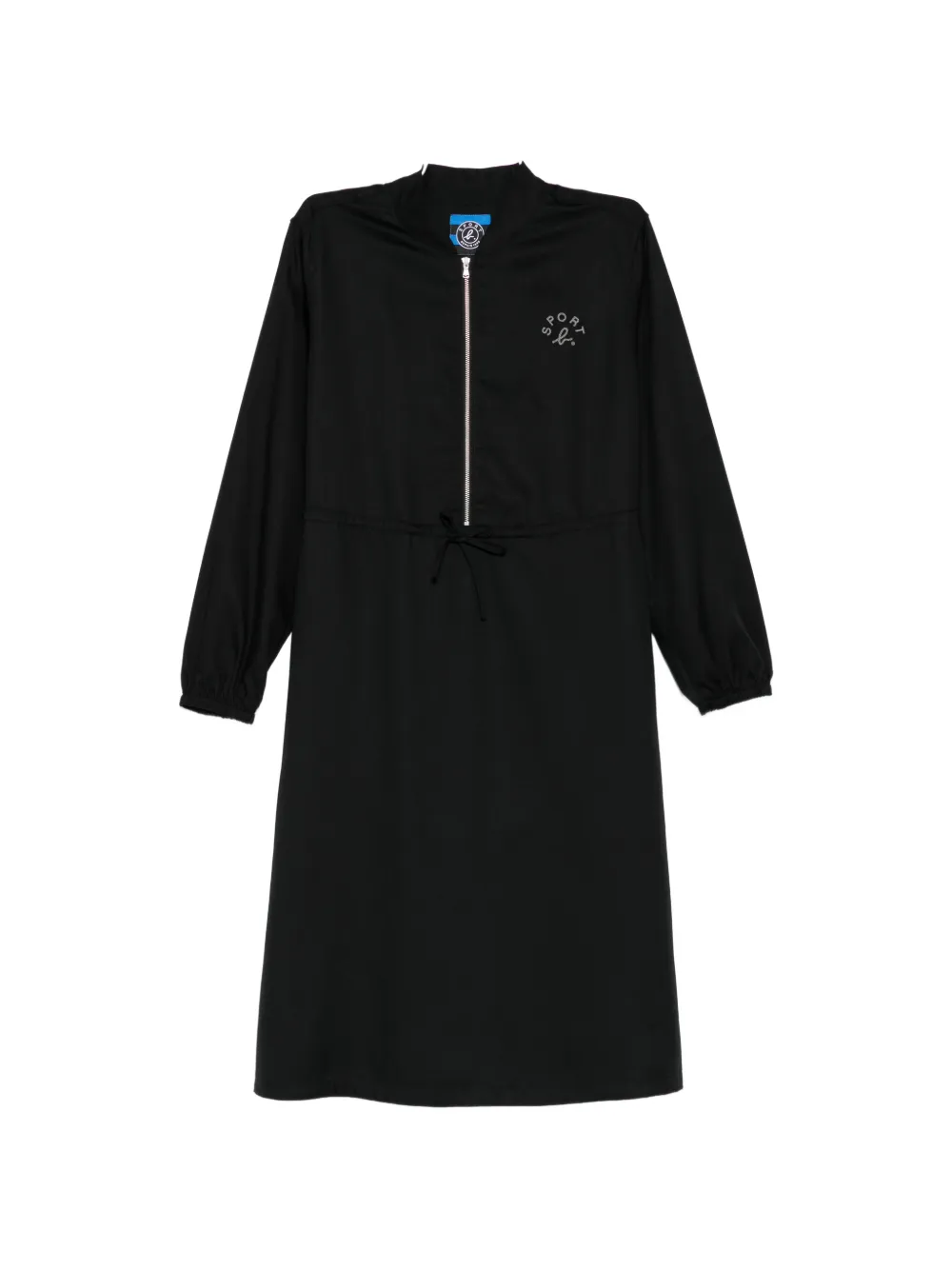 SPORT b. by agnès b. logo-embroidered dress - Nero
