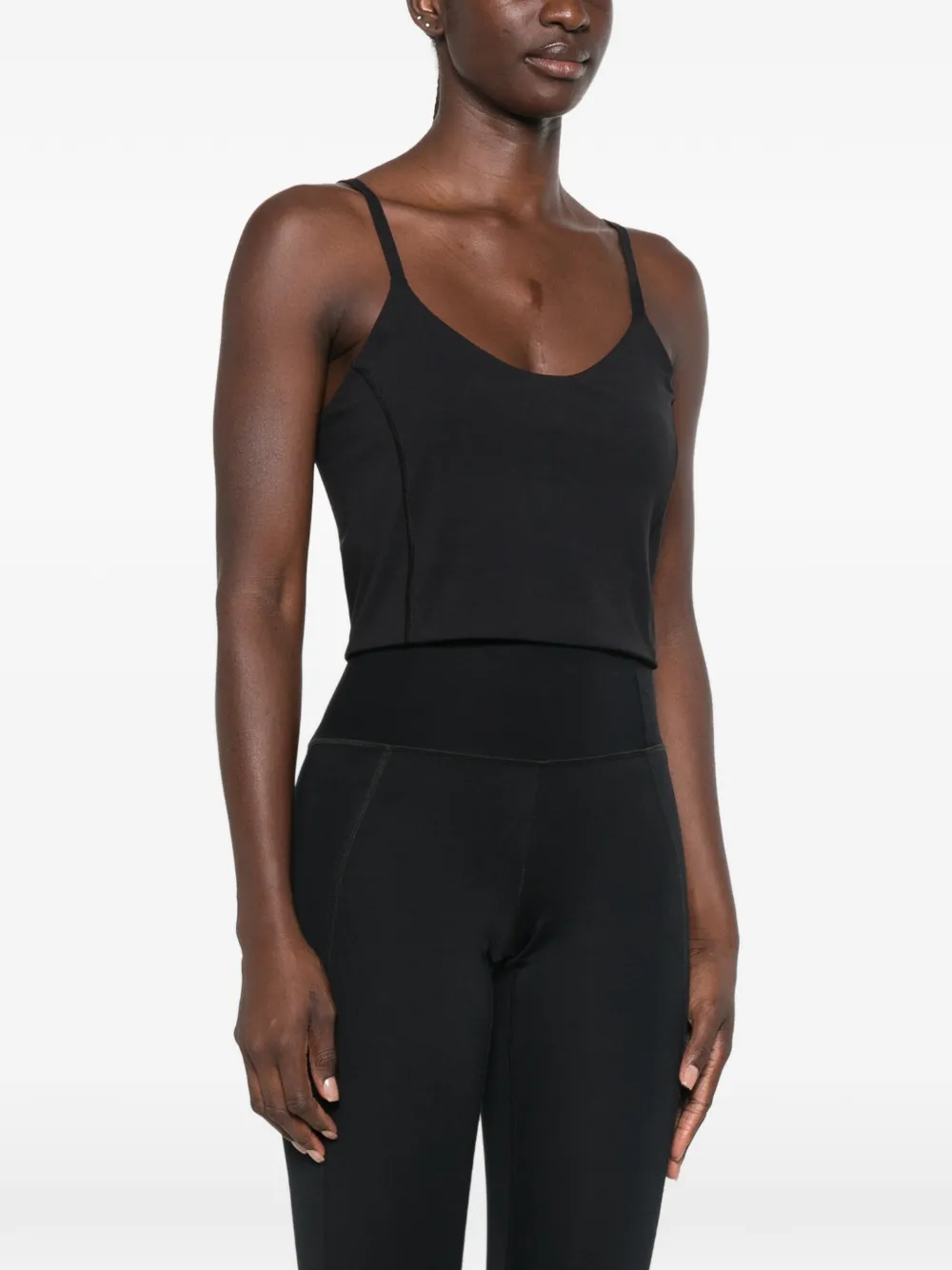 On Tanktop met logoprint Zwart