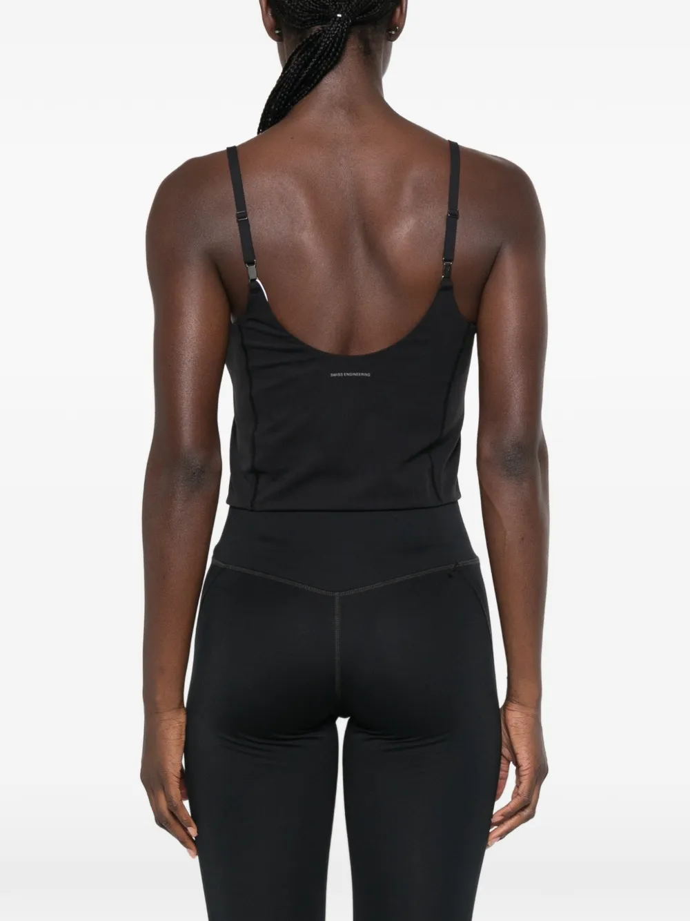 On Tanktop met logoprint Zwart