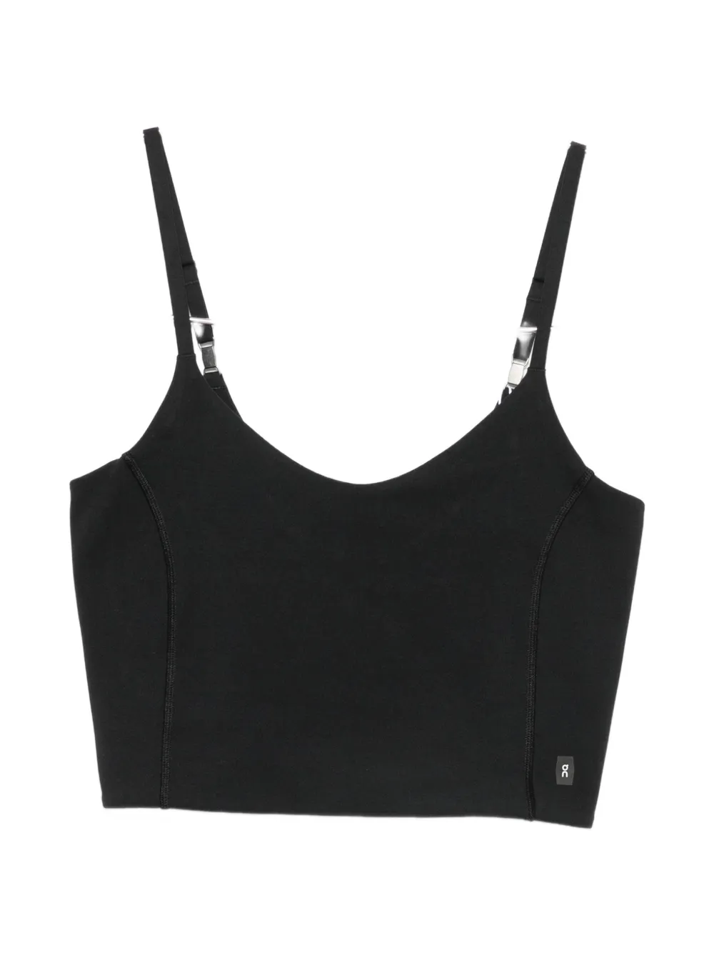 On logo-print tank top - Schwarz