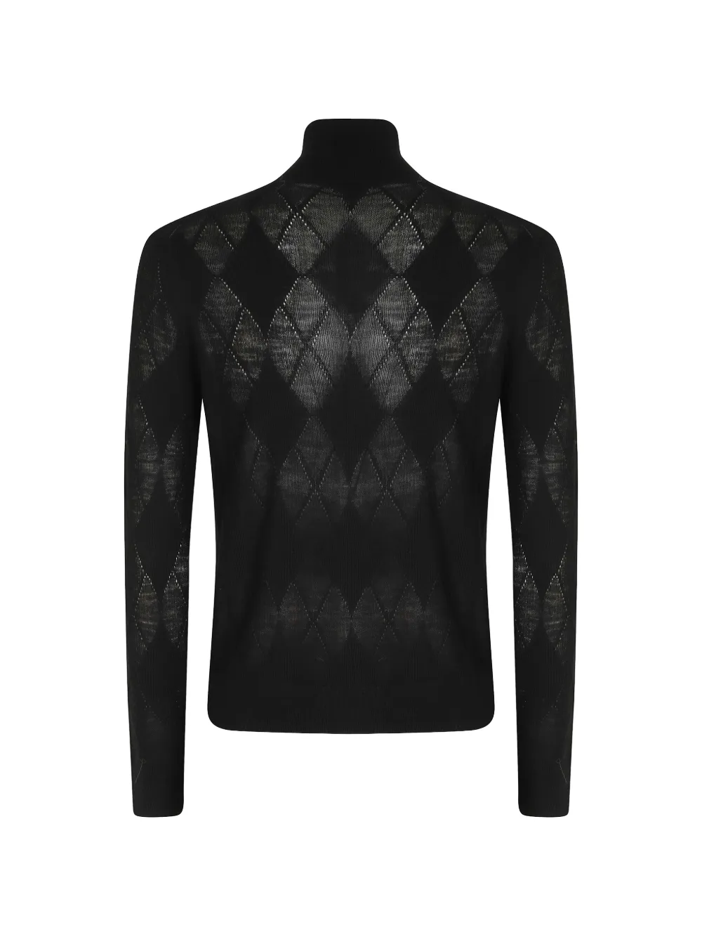 Ballantyne Coltrui met argyle patroon Zwart