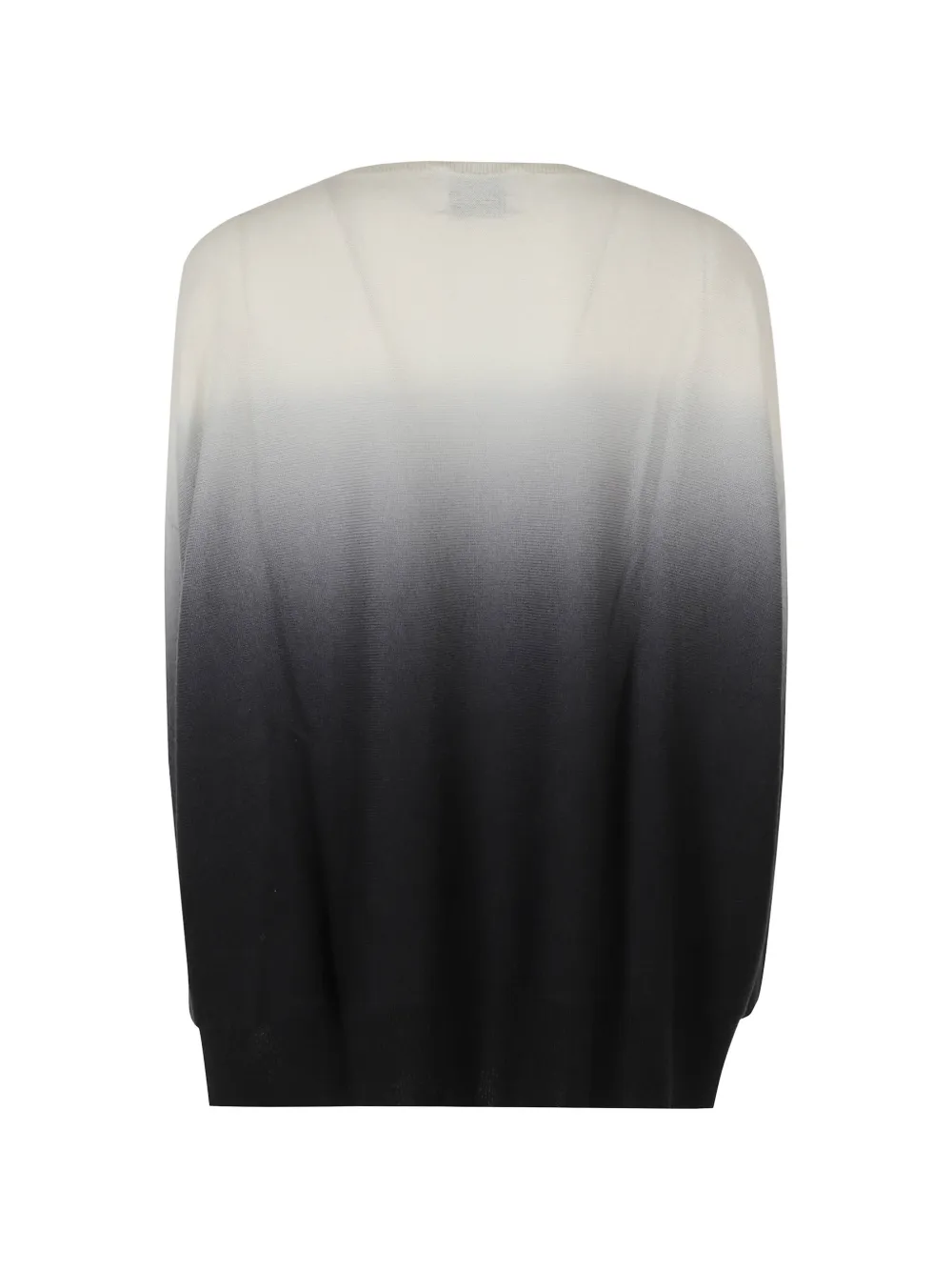 kujten ombré-effect drop-shoulder sweater Zwart