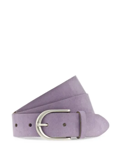 BGM LABEL suede buckle-fastening belt