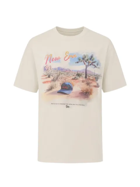 NEW ERA CAP Desert graphic-print T-shirt