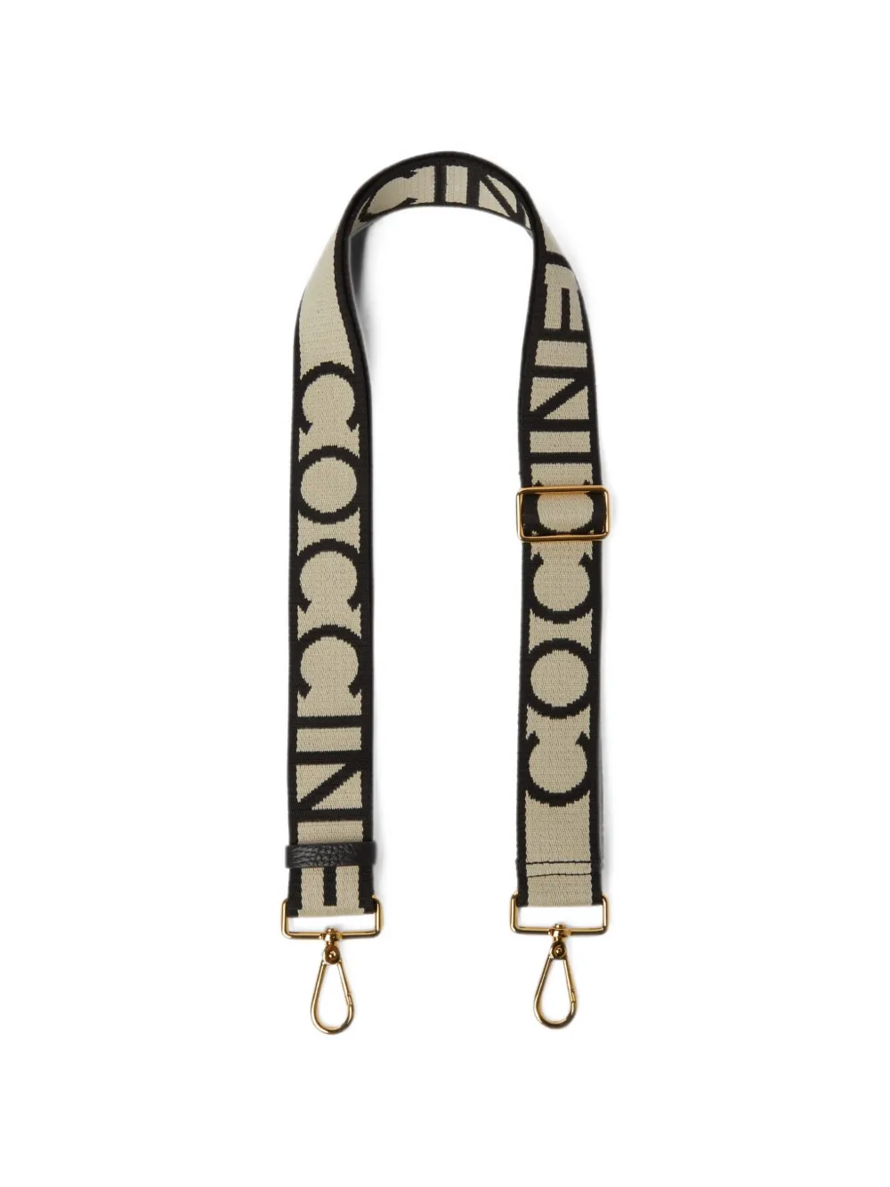 Coccinelle Nastro Signature logo-jacquard shoulder strap · OS