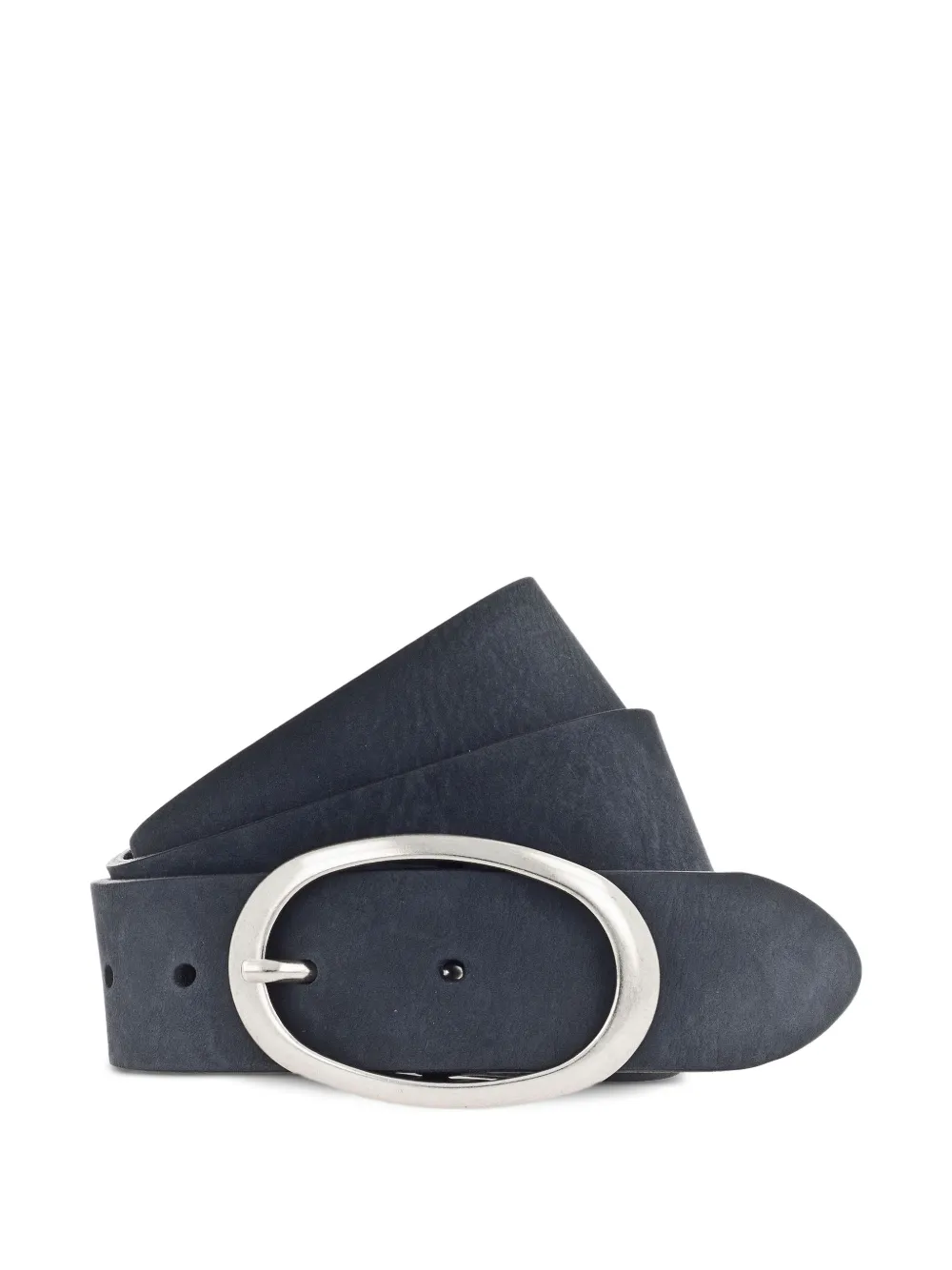 Vanzetti Cintura in pelle con fibbia ovale - Blu