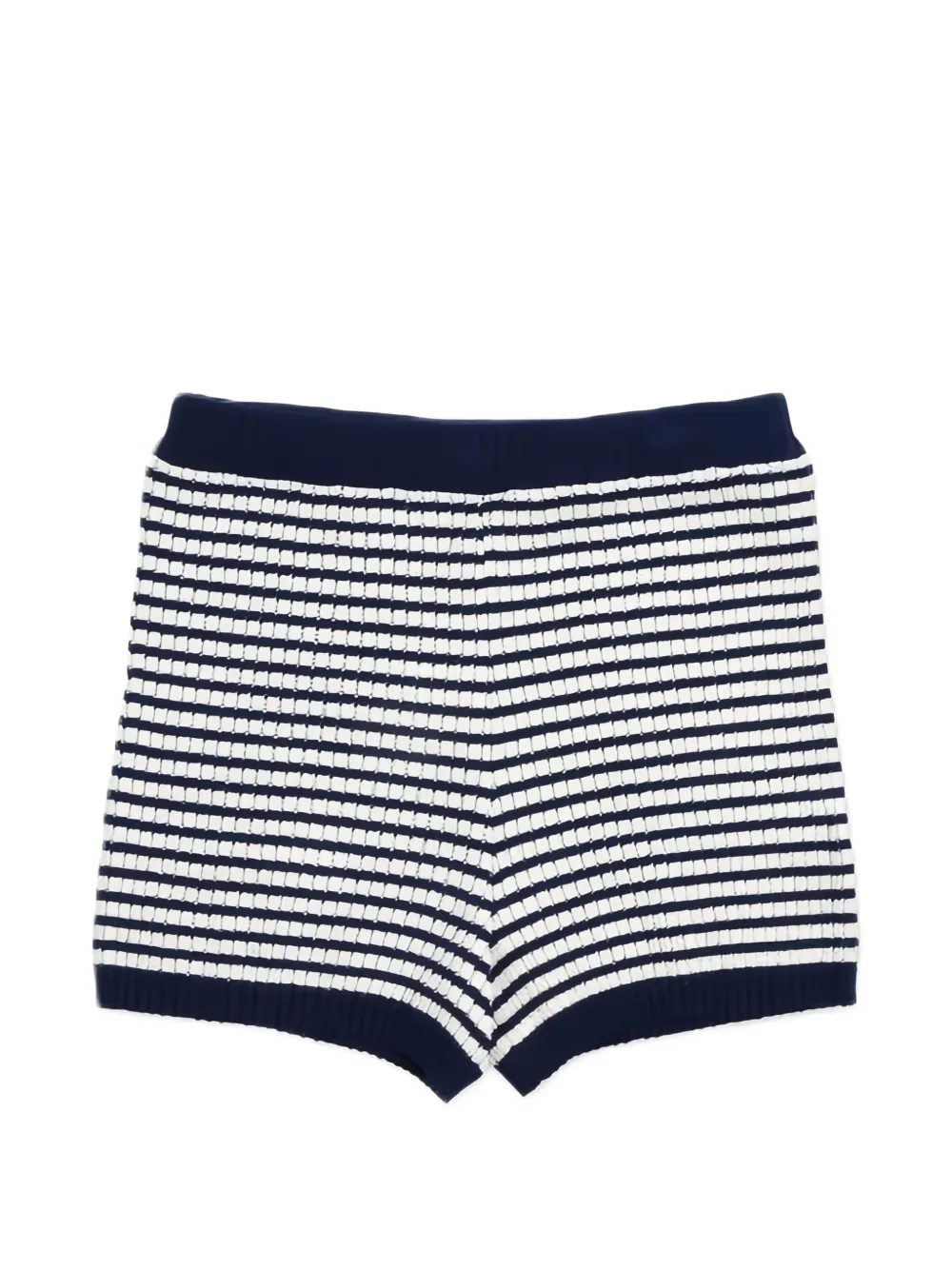 THE NEW SOCIETY Shorts Azalea a righe - Blu