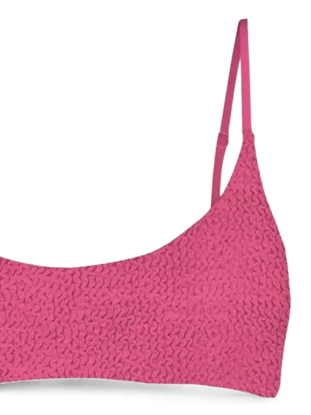 MC2 Saint Barth Judy gekreukte bikinitop Roze