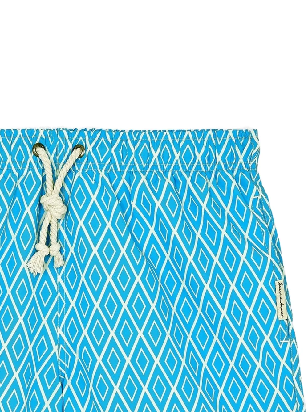 GASSA D AMANTE Praiano zwembroek met geometrische print Blauw