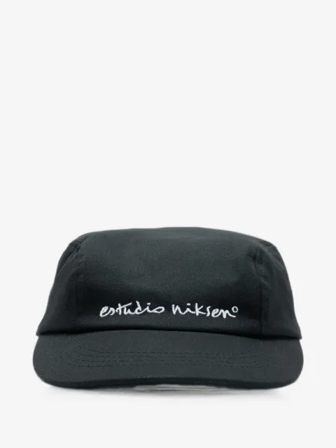 estudio niksen embroidered logo army cap