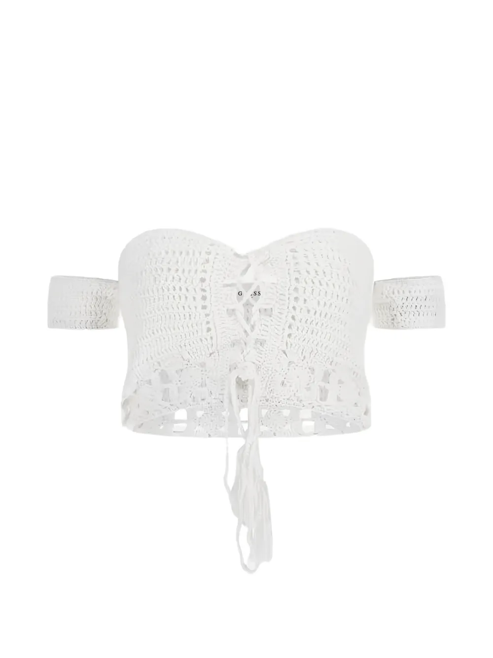 GUESS USA Top all'uncinetto - Bianco