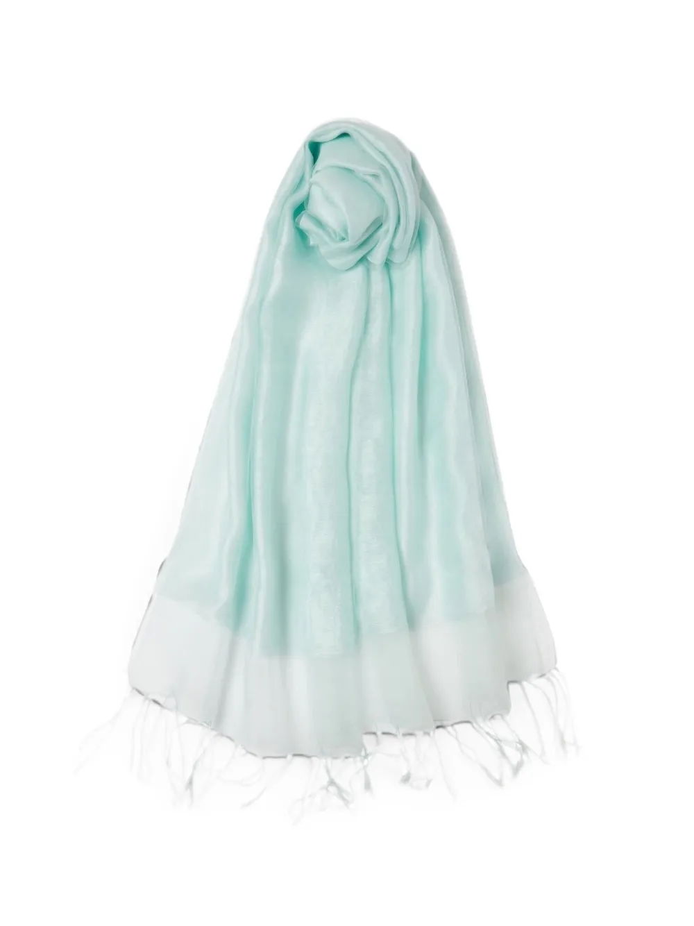 Marella fringed lightweight stole - Blau