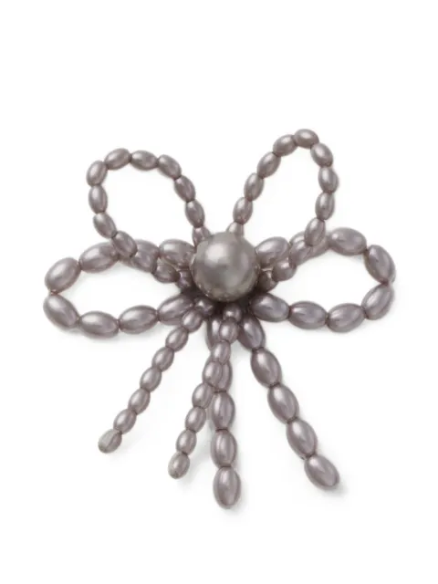 Crocs Jibbitz faux-pearl bow shoe accessories