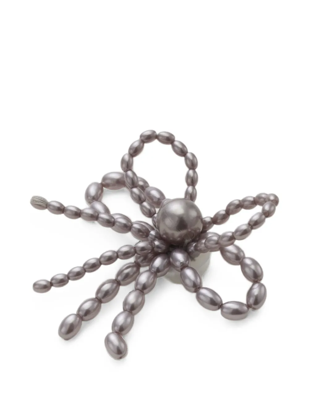 Crocs Jibbitz schoenaccessoires met strik en imitatieparel Zwart