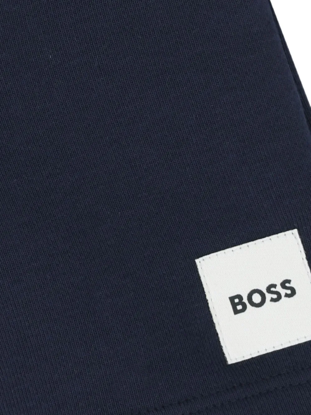 BOSS Kidswear Shorts met logopatch Blauw