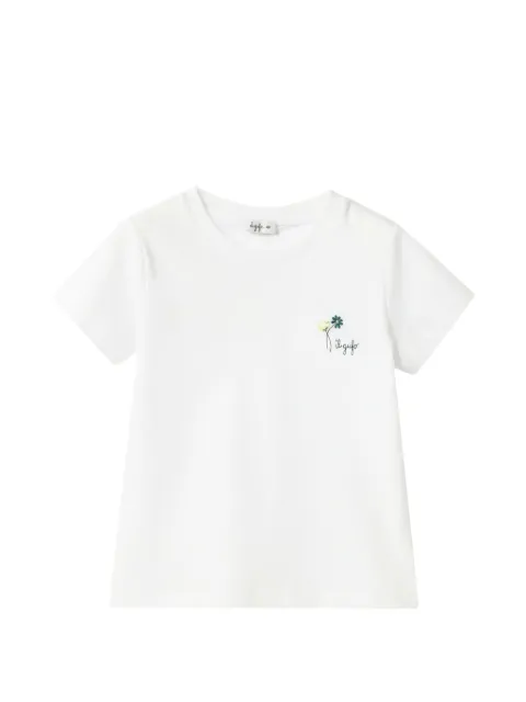 Il Gufo flower-embroidered T-shirt