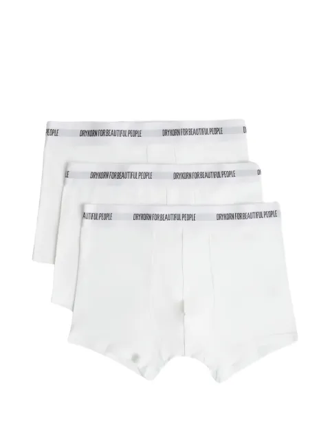 Drykorn Corbin 3 logo-waistband boxers (set of three)