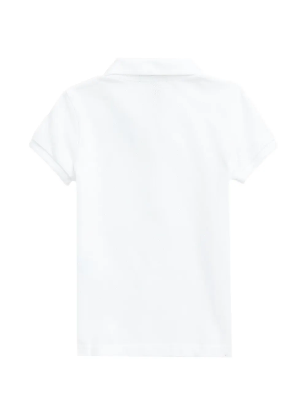 POLO RALPH LAUREN KIDS Katoenen poloshirt met geborduurd logo Wit