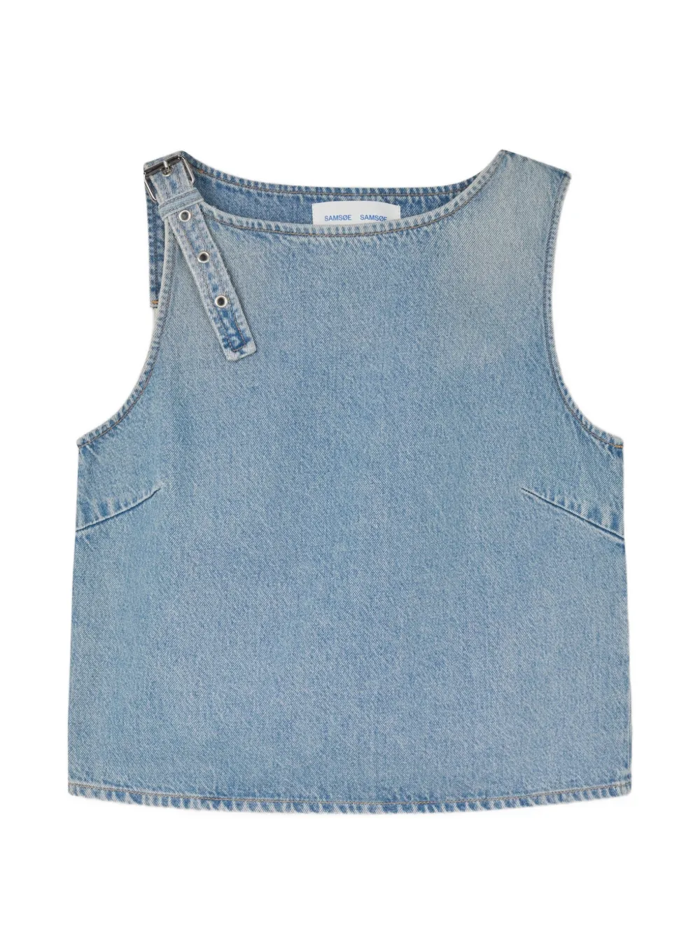 SAMSOE SAMSOE Samolly buckle-detail top - Blu