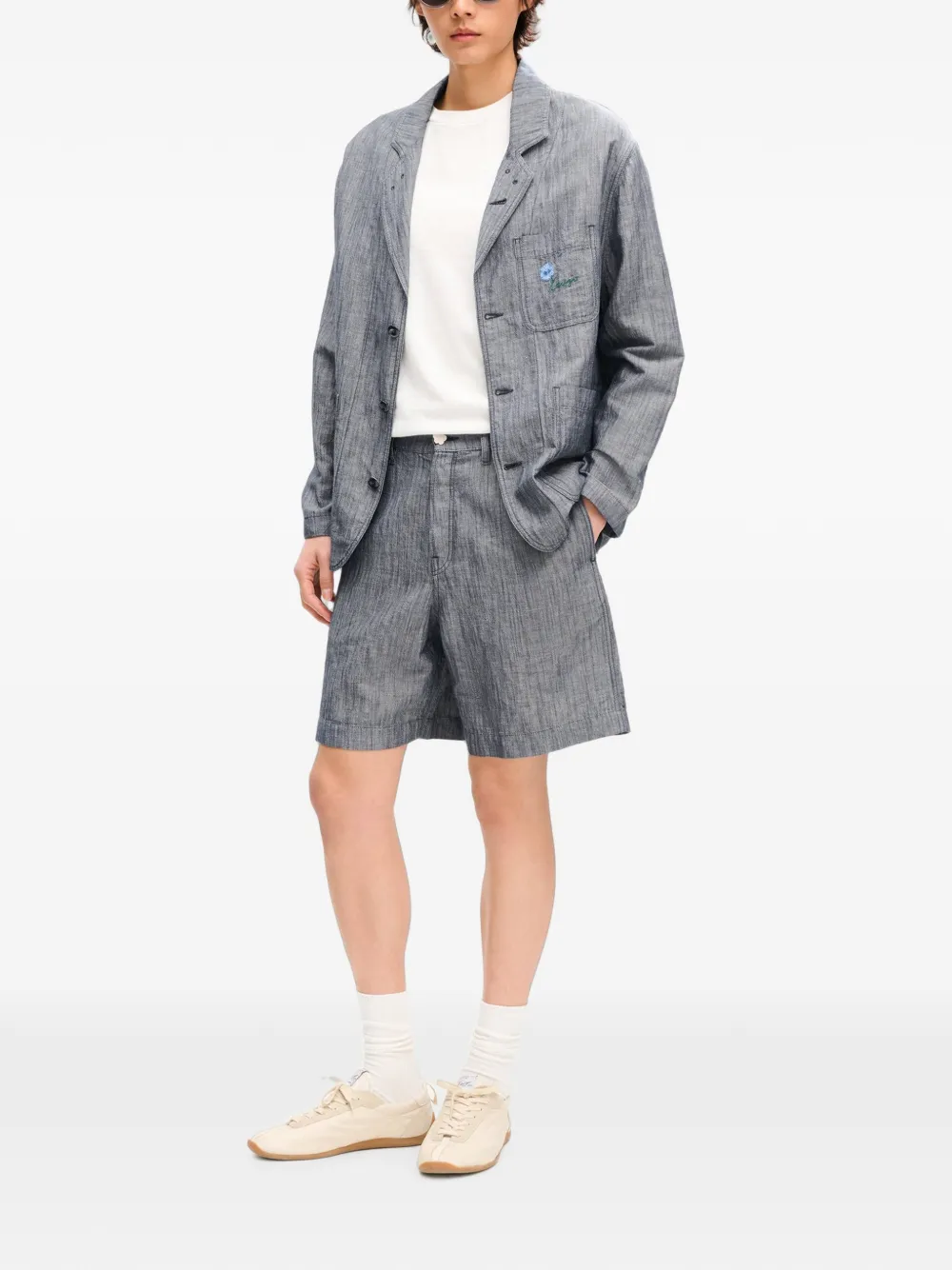 Kenzo Tulip bermuda shorts Blauw