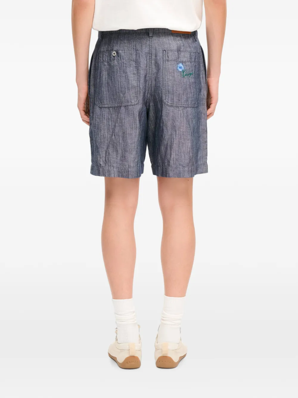 Kenzo Tulip bermuda shorts Blauw