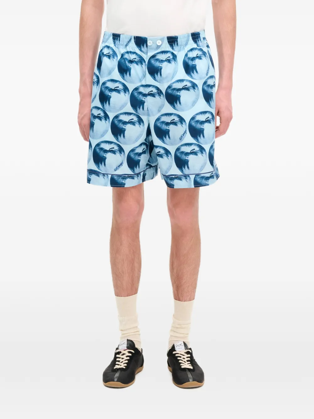 Kenzo Apple Pop bermuda shorts Blauw
