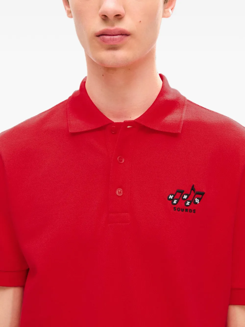 Kenzo Sounds poloshirt Rood