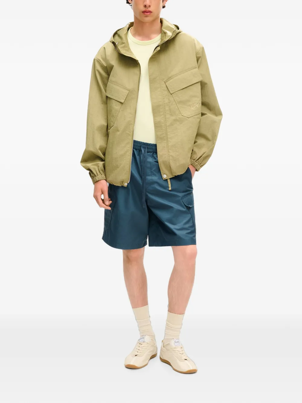 Kenzo Signature cargo shorts Grijs