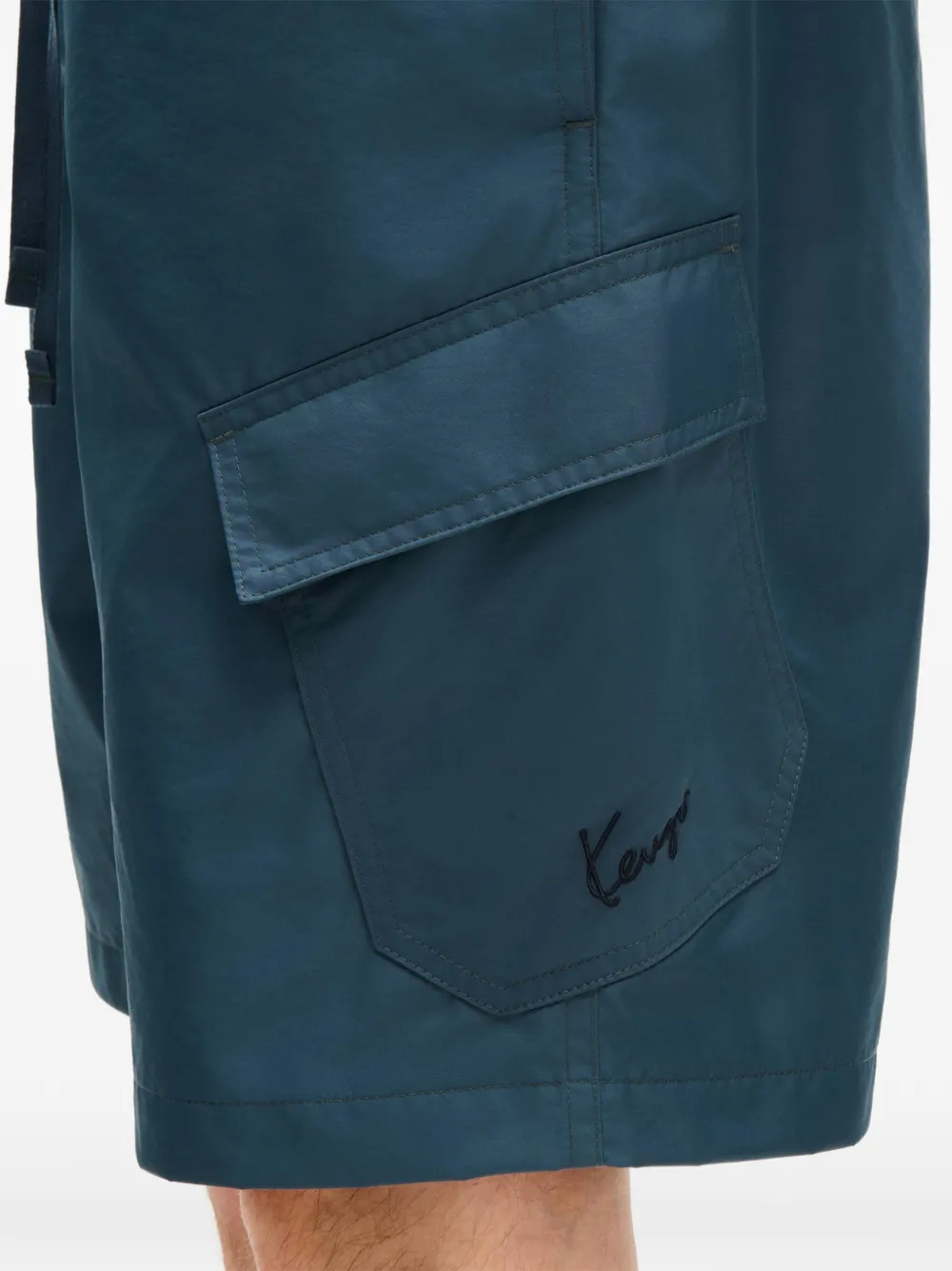 Kenzo Signature cargo shorts Grijs