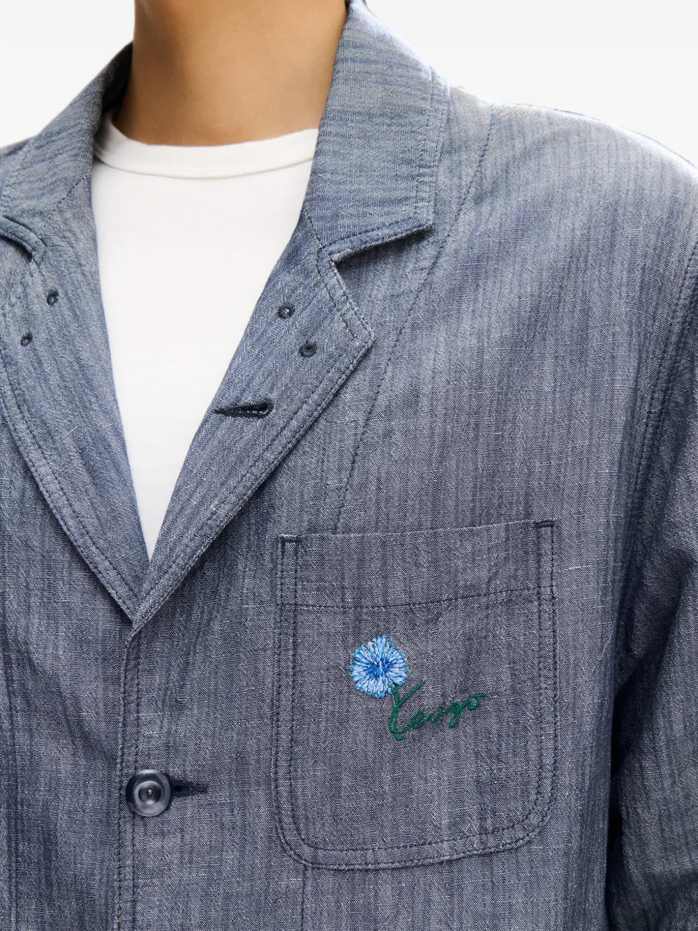 Kenzo Tulip blazer Blauw