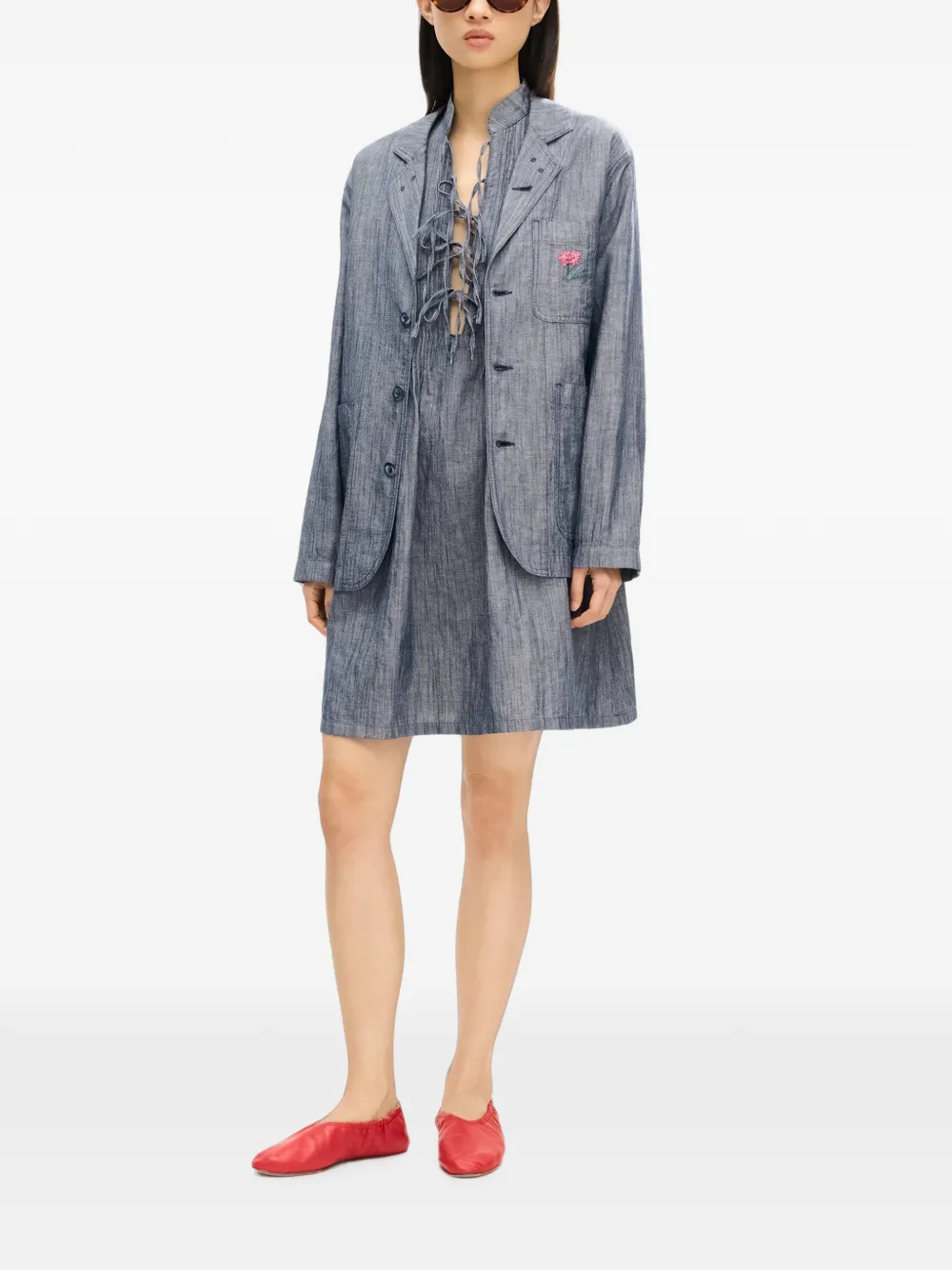 Kenzo Tulip blazer Blauw