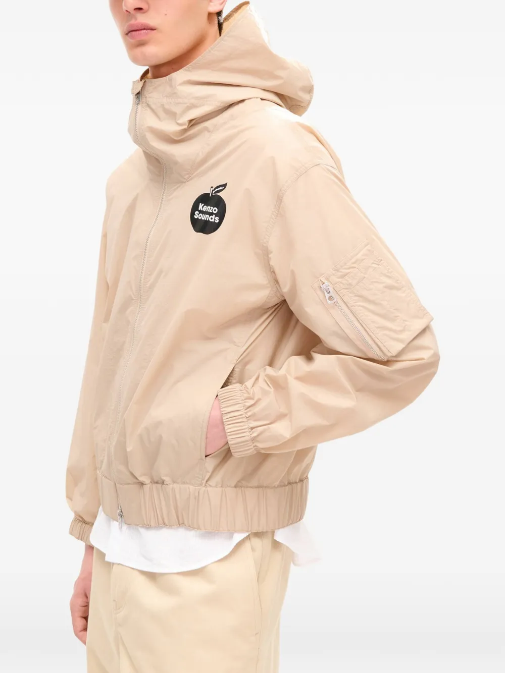 Kenzo Sounds windjack Beige