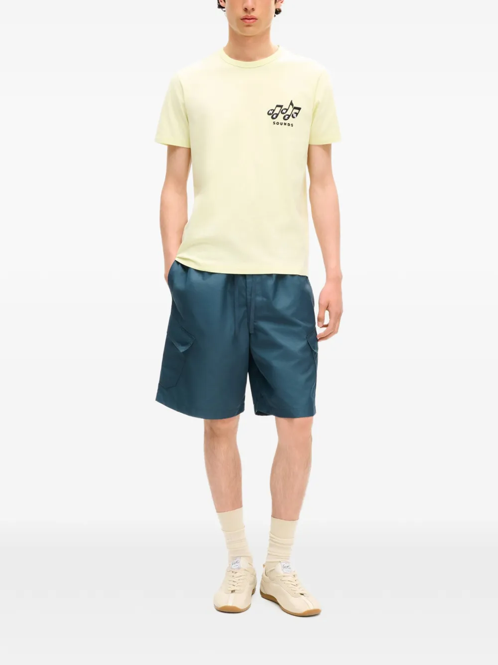 Kenzo Sounds T-shirt met borduurwerk Groen