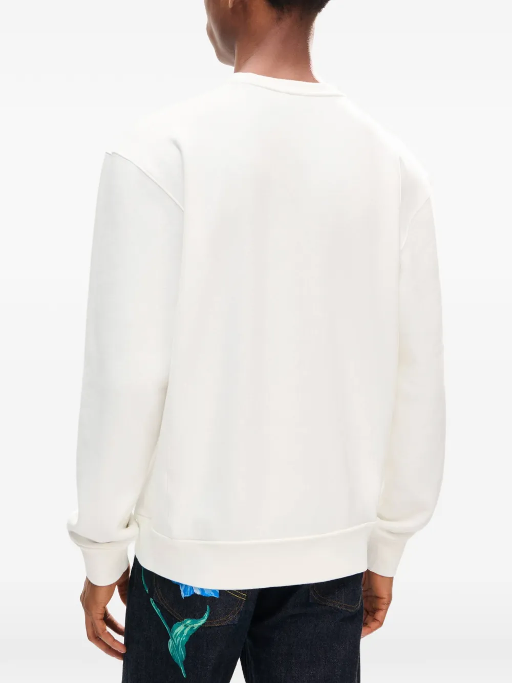 Kenzo Tulip sweater met borduurwerk Wit