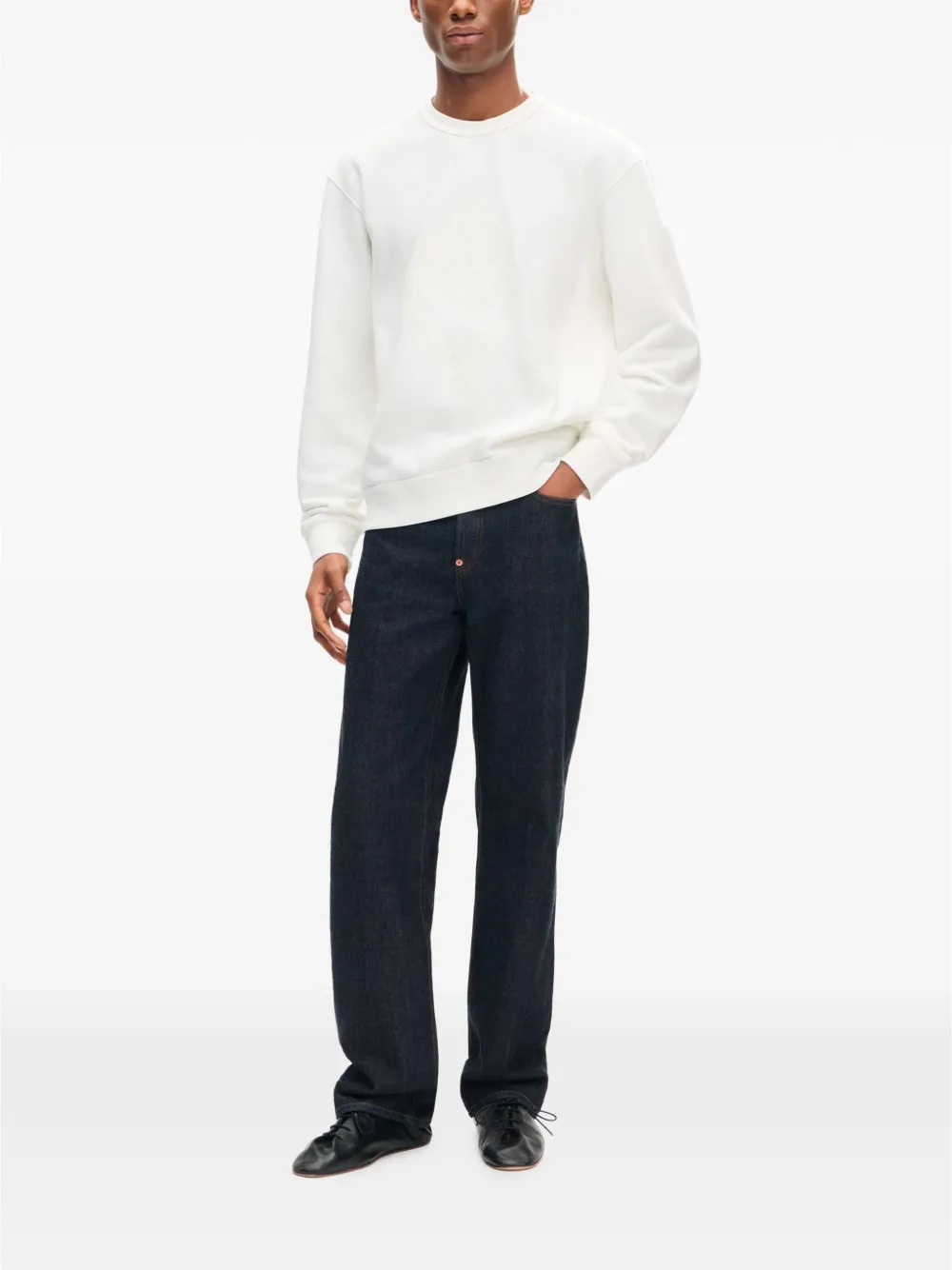 Kenzo Tulip sweater met borduurwerk Wit