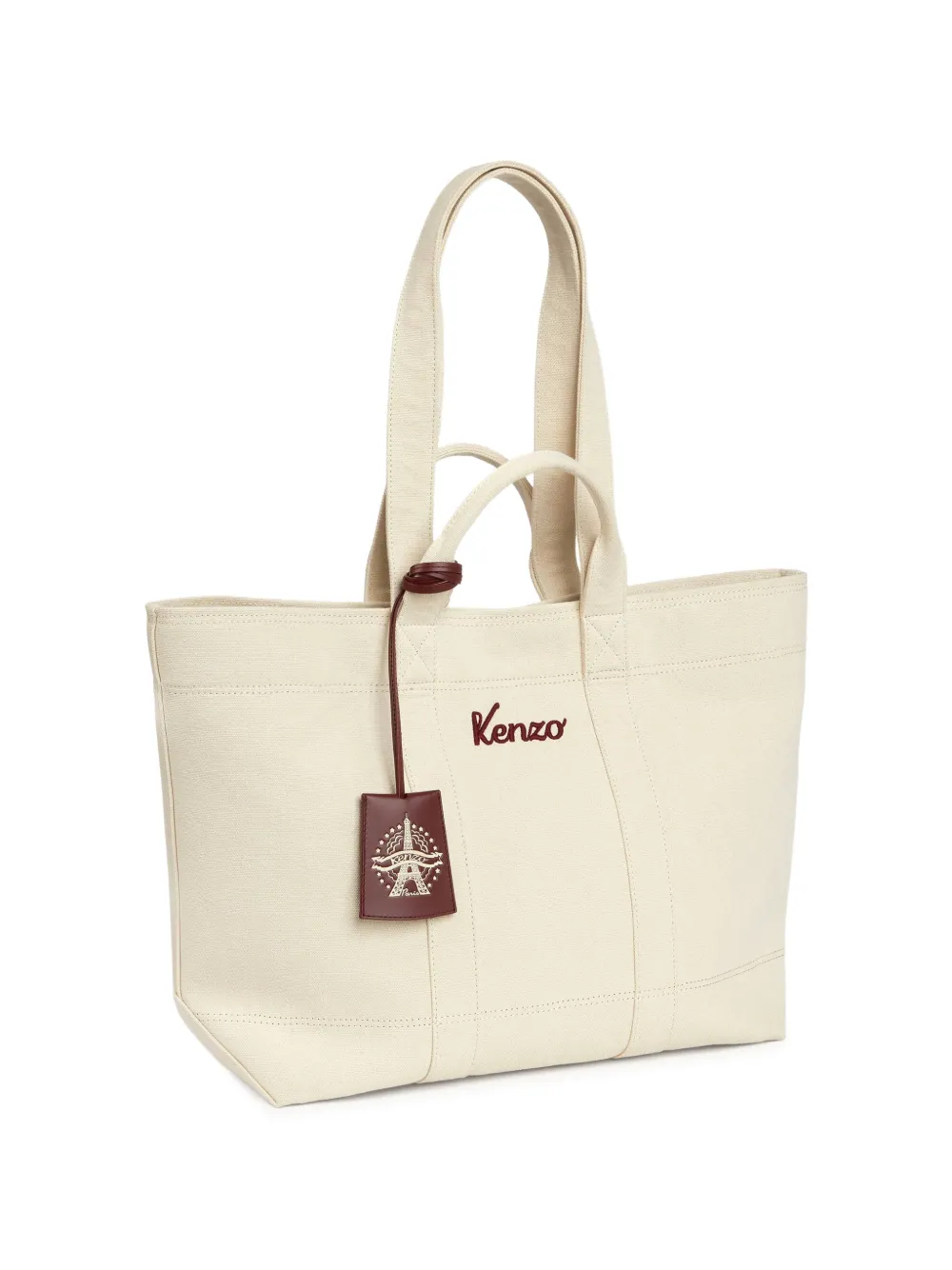 Kenzo Eiffeltoren leren tassenbedel Rood