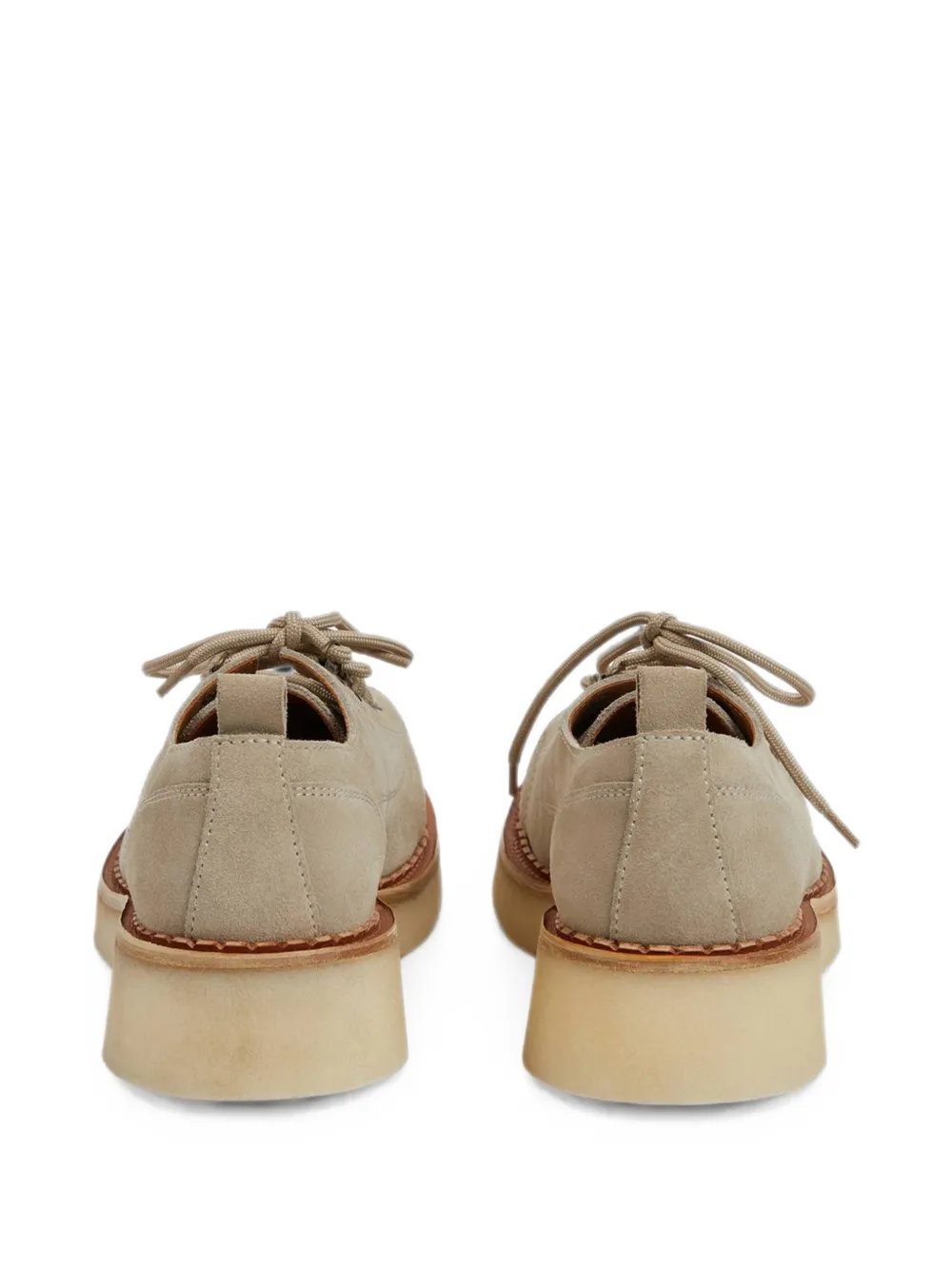 Kenzo smile suède derby schoenen Beige