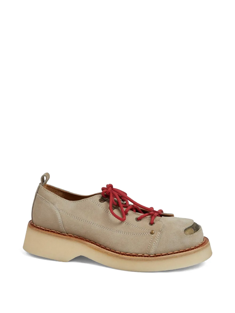 Kenzo smile suède derby schoenen Beige