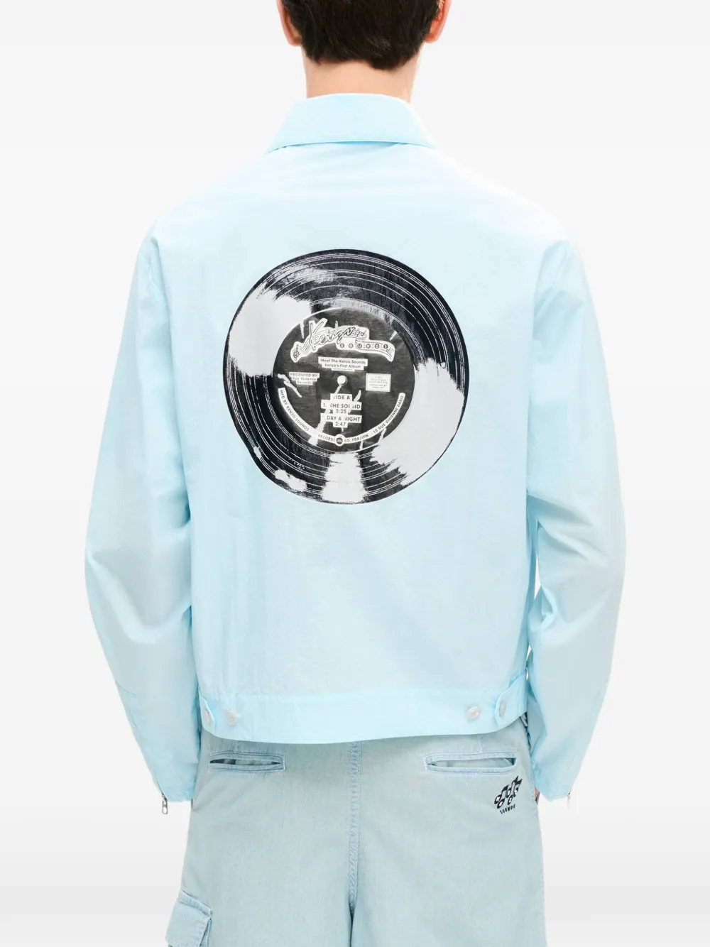 Kenzo Sounds shirtjack Blauw