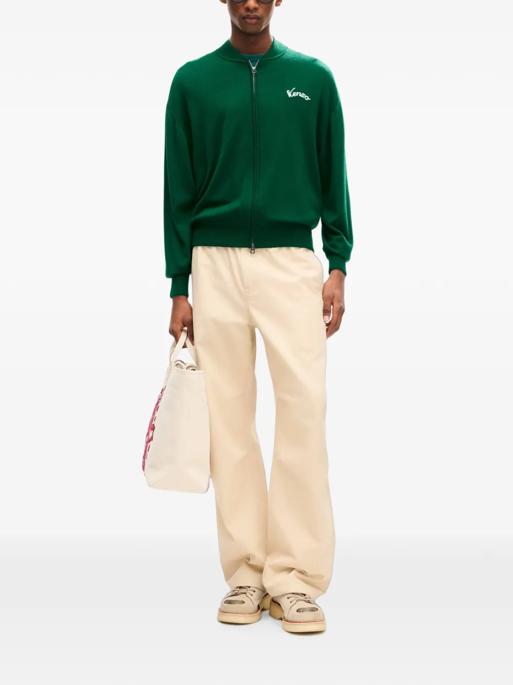 Kenzo Eiffeltoren wollen vest Groen