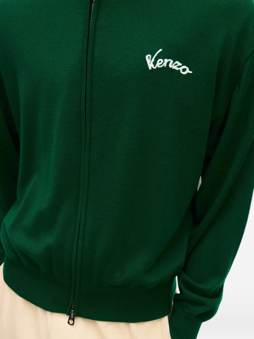 Kenzo Eiffeltoren wollen vest Groen