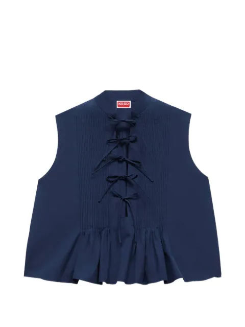 Kenzo tie-fastening blouse