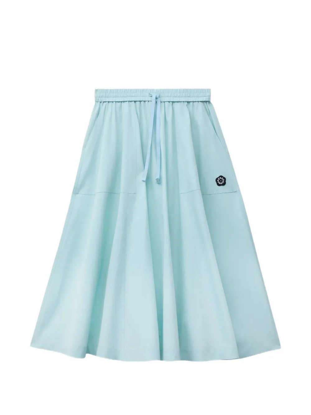 Kenzo Gonna midi svasata Boke Flower 2.0 - Blu