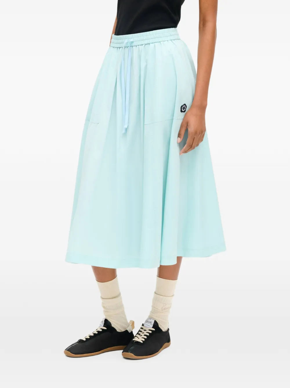 Kenzo Boke Flower 2.0 midi-rok met A-lijn Blauw